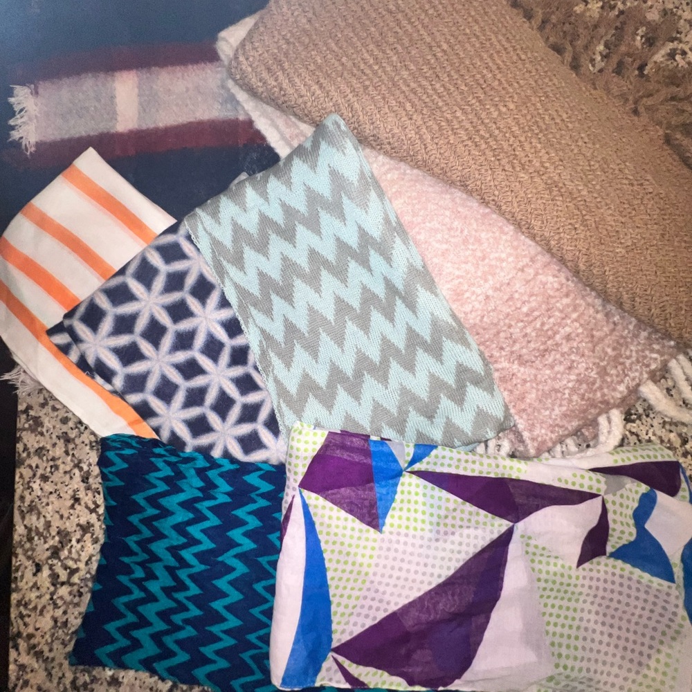 Shaw and scarf lot